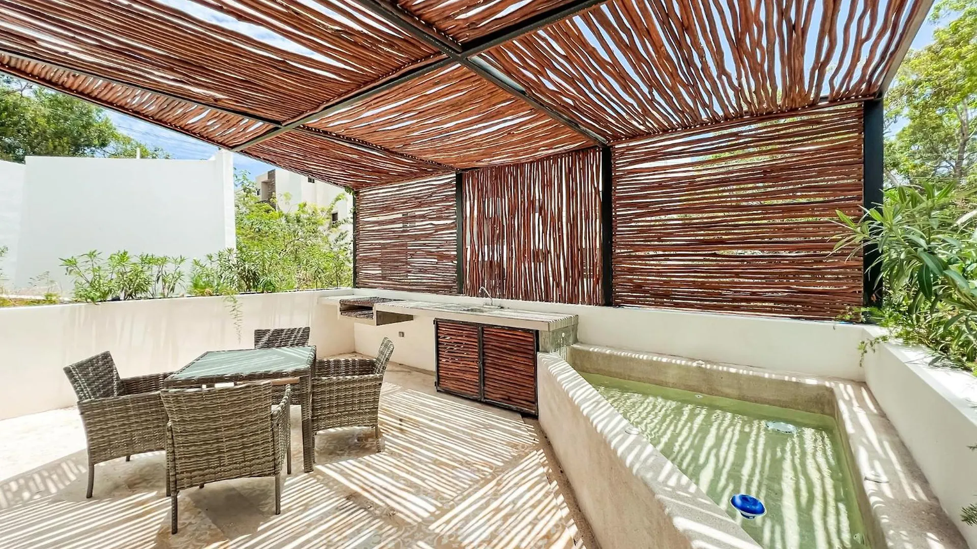 3Br 3Ba Townhouse With Private Pool In La Veleta Villa Tulum